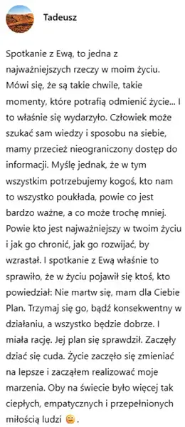 Życie zmieniło się na lepsze